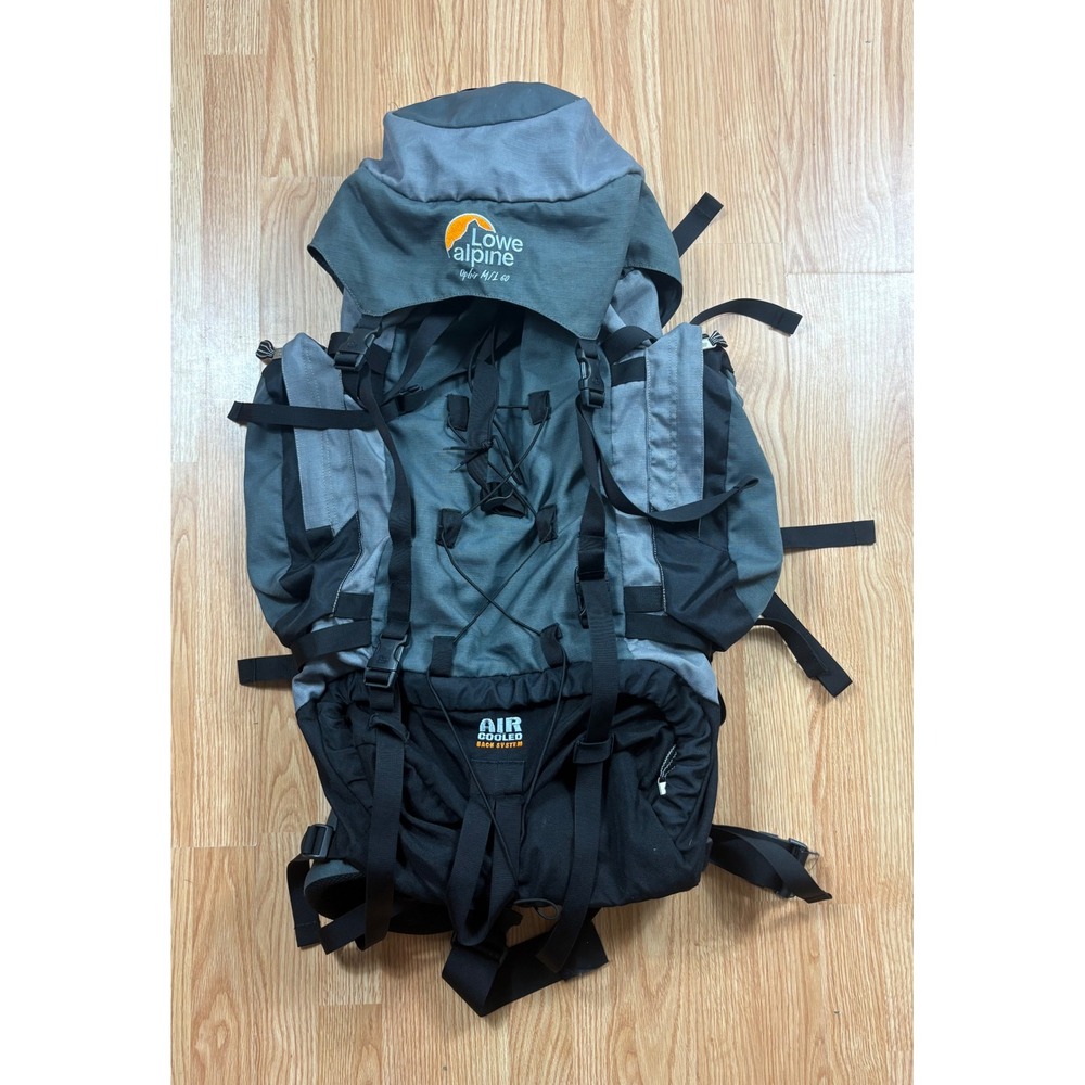 Lowe Alpine Ophir M/L 60 Backpack Grey Black Internal Frame Hiking Pack 60L